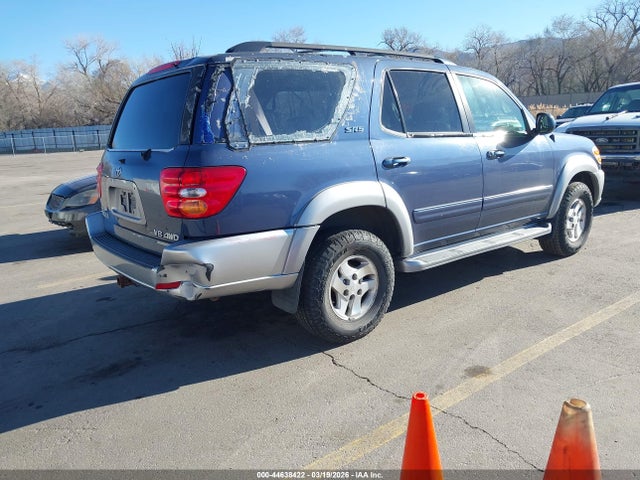 2001 Toyota Sequoia Sr5 V8 მანქანა იყიდება აუქციონზე, vin: 5TDBT44A01S032777, აუქციონის ნომერი: 44638422