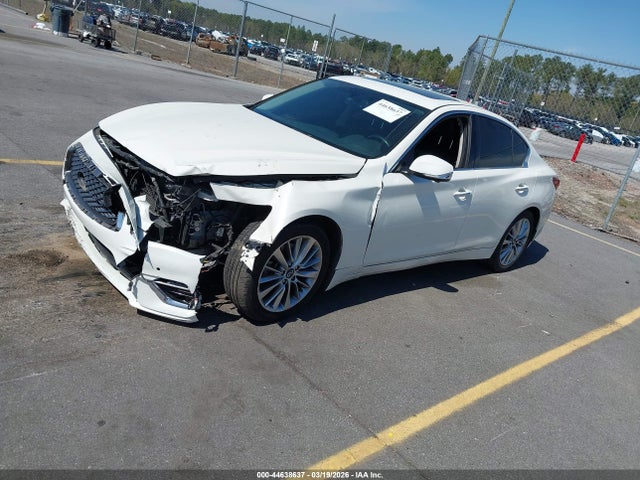 44638637 :رقم المزاد ، JN1EV7BP6MM703467 vin ، 2021 Infiniti Q50 Luxe مزاد بيع