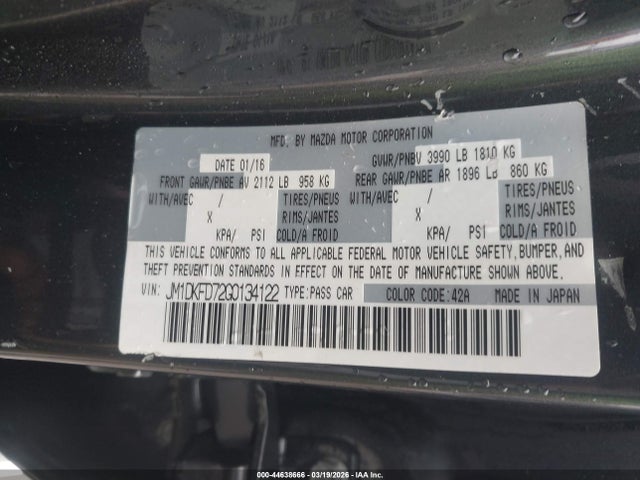 2016 MAZDA CX-3 JM1DKFD72G0134122 Photo 8