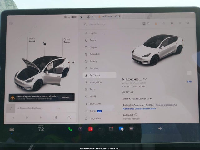 2021 TESLA MODEL Y 5YJYGDEE0MF244216 Photo 6