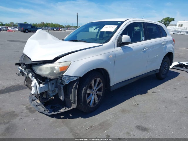 2014 Mitsubishi Outlander Sport Es მანქანა იყიდება აუქციონზე, vin: 4A4AP3AU4EE019740, აუქციონის ნომერი: 44638713