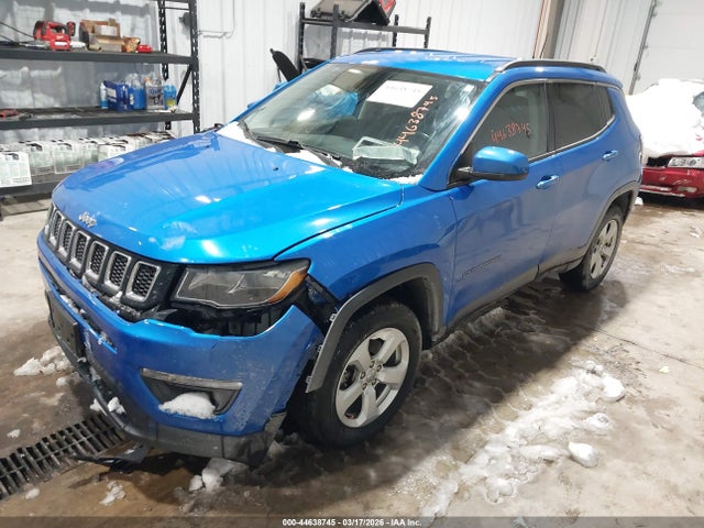 44638745 :رقم المزاد ، 3C4NJDBB0LT197641 vin ، 2020 Jeep Compass Latitude 4x4 مزاد بيع