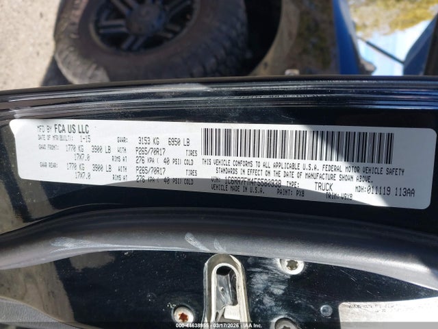 Продаж на аукціоні авто 2015 Ram 1500 Tradesman, vin: 1C6RR7FM4FS580938, номер лоту: 44638955