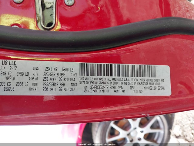 2017 DODGE JOURNEY 3C4PDDEG2HT610299 Photo 8