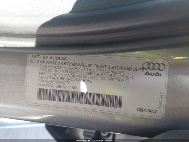 2012 AUDI A6 WAUDFAFC9CN171566 Photo 8