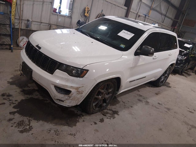 2021 Jeep Grand Cherokee 80th Anniversary 4x4 მანქანა იყიდება აუქციონზე, vin: 1C4RJFBG3MC702187, აუქციონის ნომერი: 44639257
