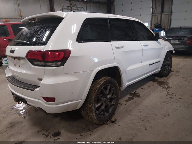 2021 Jeep Grand Cherokee 80th Anniversary 4x4 მანქანა იყიდება აუქციონზე, vin: 1C4RJFBG3MC702187, აუქციონის ნომერი: 44639257
