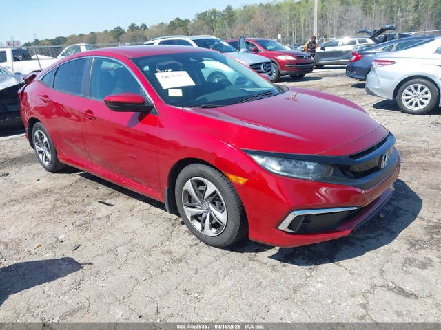 Auction sale of the 2020 Honda Civic Lx, vin: 19XFC2F69LE012572, lot number: 44639357