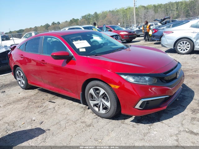 2020 Honda Civic Lx მანქანა იყიდება აუქციონზე, vin: 19XFC2F69LE012572, აუქციონის ნომერი: 44639357