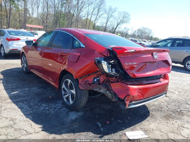 2020 Honda Civic Lx მანქანა იყიდება აუქციონზე, vin: 19XFC2F69LE012572, აუქციონის ნომერი: 44639357