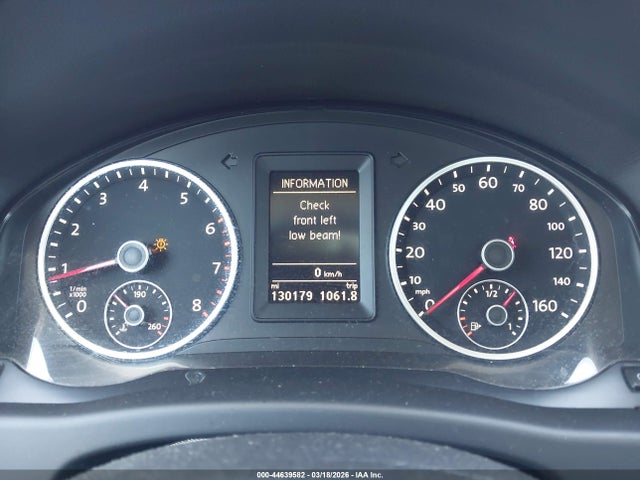 44639582 :رقم المزاد ، WVGAV3AX0DW053329 vin ، 2013 Volkswagen Tiguan Se مزاد بيع