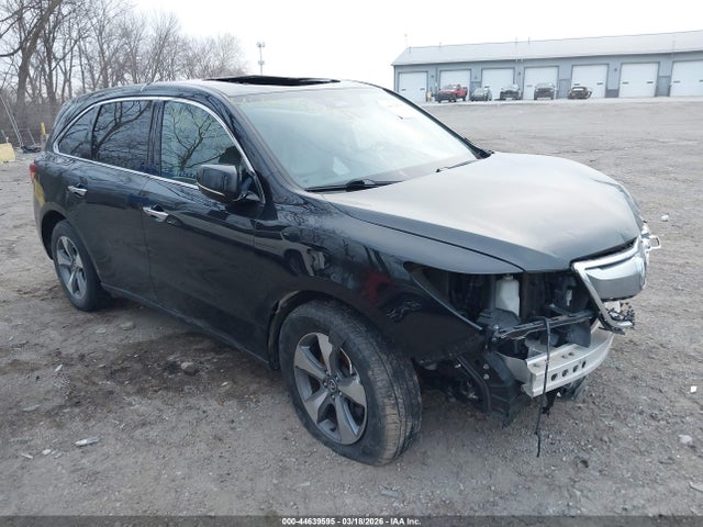 2016 Acura Mdx Acurawatch Plus Package მანქანა იყიდება აუქციონზე, vin: 5FRYD3H20GB005479, აუქციონის ნომერი: 44639595