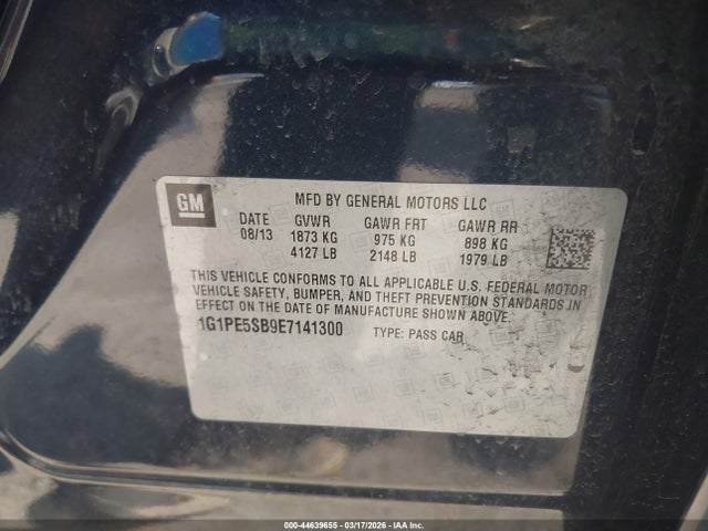 Chevrolet Cruze 2lt Auto 2014 1G1PE5SB9E7141300 Image 9