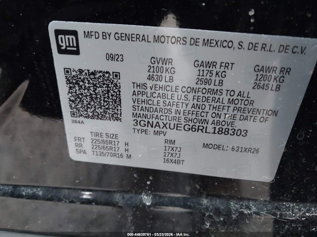 2024 CHEVROLET EQUINOX 3GNAXUEG6RL188303 Photo 8