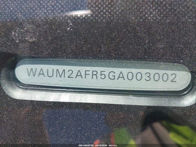 44639788 :رقم المزاد ، WAUM2AFR5GA003002 vin ، 2016 Audi A5 2.0t Premium مزاد بيع