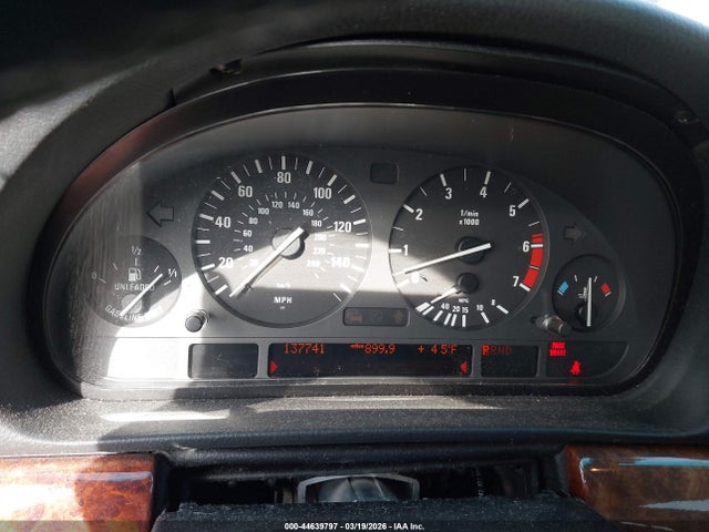 Продаж на аукціоні авто 2001 Bmw 740ia, vin: WBAGG83491DN84140, номер лоту: 44639797
