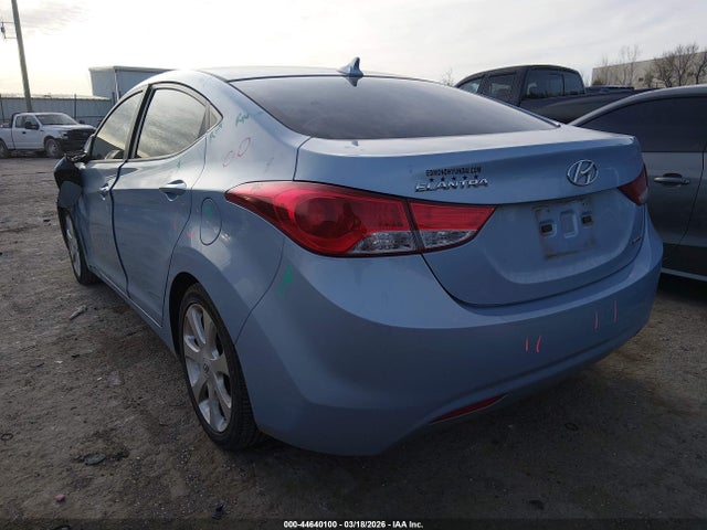 44640100 :رقم المزاد ، KMHDH4AEXBU107317 vin ، 2011 Hyundai Elantra Limited (ulsan Plant) مزاد بيع