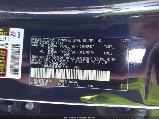Lexus Tx 350 Luxury 2024 5TDAAAB69RS002199 Image 9