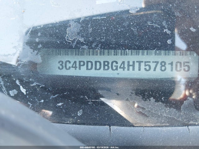 44640160 :رقم المزاد ، 3C4PDDBG4HT578105 vin ، 2017 Dodge Journey Sxt Awd مزاد بيع