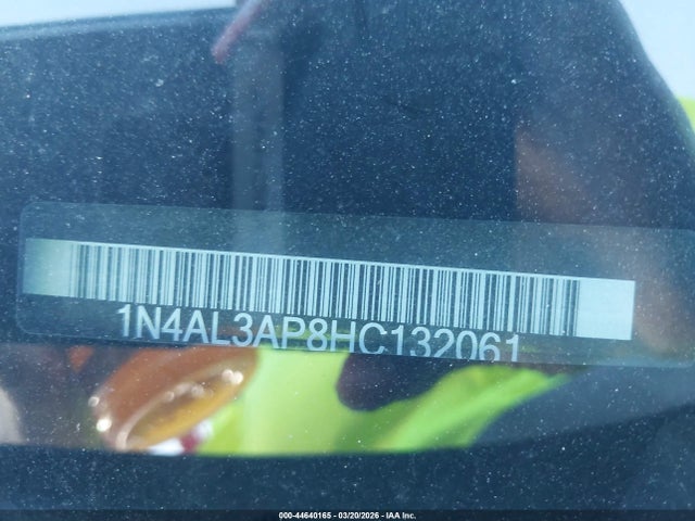 1N4AL3AP8HC132061 Nissan Altima 2.5 Sv