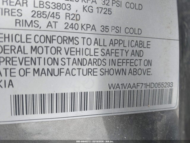 2017 AUDI Q7 WA1VAAF71HD055293 Photo 8