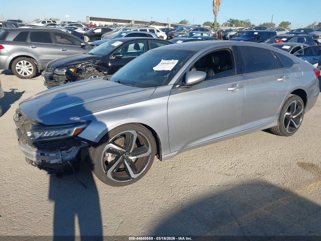 2018 Honda Accord Sport მანქანა იყიდება აუქციონზე, vin: 1HGCV1F38JA247608, აუქციონის ნომერი: 44640559
