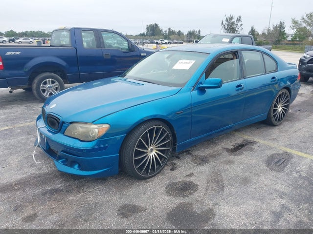 44640607 :رقم المزاد ، WBAHL83517DT09640 vin ، 2007 Bmw 750i مزاد بيع