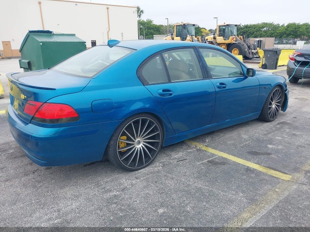 44640607 :رقم المزاد ، WBAHL83517DT09640 vin ، 2007 Bmw 750i مزاد بيع