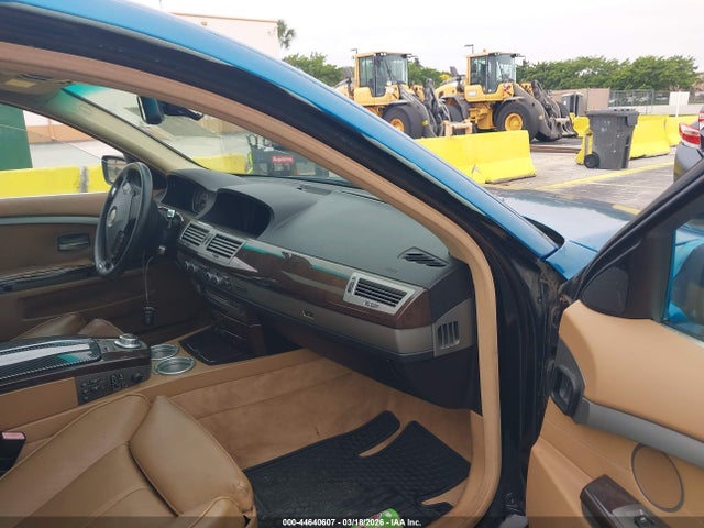 44640607 :رقم المزاد ، WBAHL83517DT09640 vin ، 2007 Bmw 750i مزاد بيع