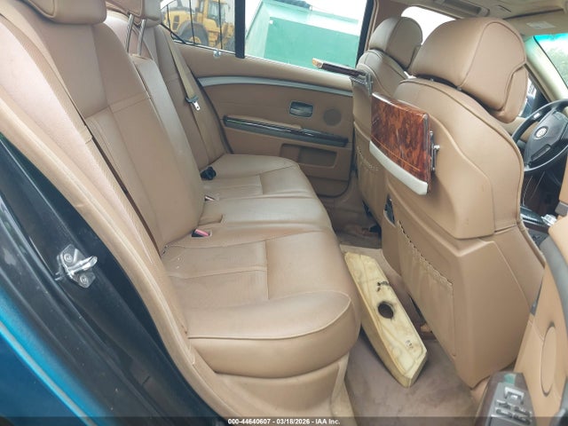 44640607 :رقم المزاد ، WBAHL83517DT09640 vin ، 2007 Bmw 750i مزاد بيع