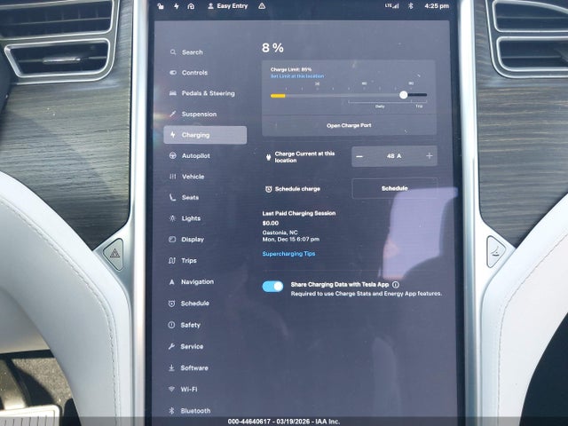 44640617 :رقم المزاد ، 5YJXCAE29GF015078 vin ، 2016 Tesla Model X 60d/70d/75d/90d مزاد بيع