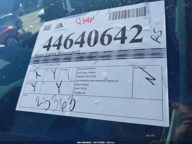 Продажа на аукционе авто 2024 Gmc Sierra 1500 4wd  Short Box At4, vin: 1GTUUEEL5RZ133867, номер лота: 44640642