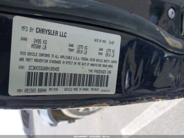 Aukcja sprzedaży 2008 Chrysler 300 Touring, vin: 2C3KK53G08H105495, numer aukcji: 44640647