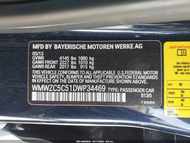 2013 MINI COUNTRYMAN WMWZC5C51DWP34469 Photo 8