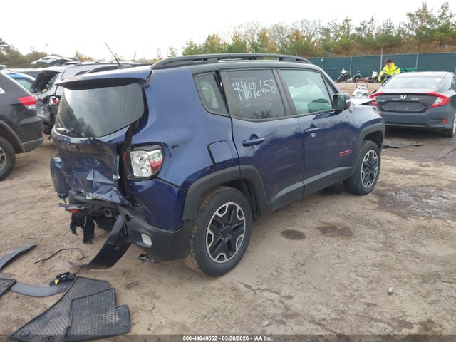 2016 Jeep Renegade Trailhawk მანქანა იყიდება აუქციონზე, vin: ZACCJBCT4GPC61552, აუქციონის ნომერი: 44640652