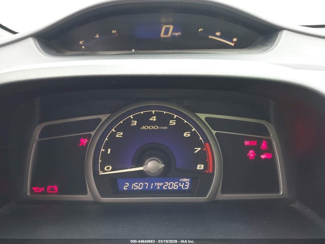 44640663 :رقم المزاد ، JHMFA15816S005215 vin ، 2006 Honda Civic Ex مزاد بيع