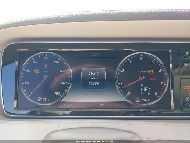 44640849 :رقم المزاد ، WDDUG8CB8FA187425 vin ، 2015 Mercedes-benz S 550 مزاد بيع