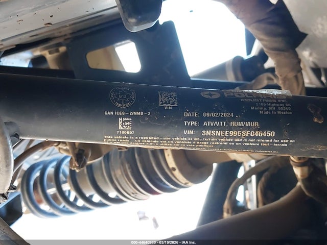 3NSNEE995SF046450 Polaris Rzr Xp 1000 Sport