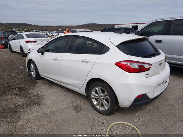 2019 Chevrolet Cruze Ls მანქანა იყიდება აუქციონზე, vin: 3G1BC6SM9KS595325, აუქციონის ნომერი: 44641085
