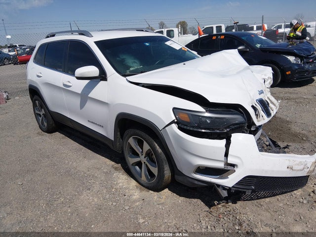 2019 Jeep Cherokee Limited Fwd მანქანა იყიდება აუქციონზე, vin: 1C4PJLDB5KD300492, აუქციონის ნომერი: 44641134