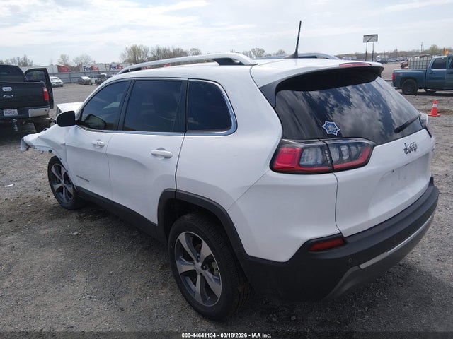 2019 Jeep Cherokee Limited Fwd მანქანა იყიდება აუქციონზე, vin: 1C4PJLDB5KD300492, აუქციონის ნომერი: 44641134