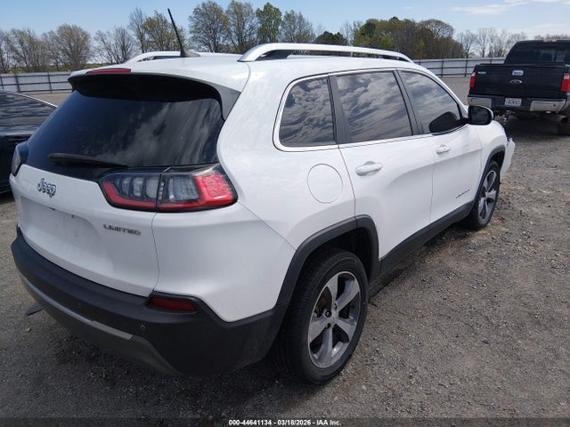 2019 Jeep Cherokee Limited Fwd მანქანა იყიდება აუქციონზე, vin: 1C4PJLDB5KD300492, აუქციონის ნომერი: 44641134