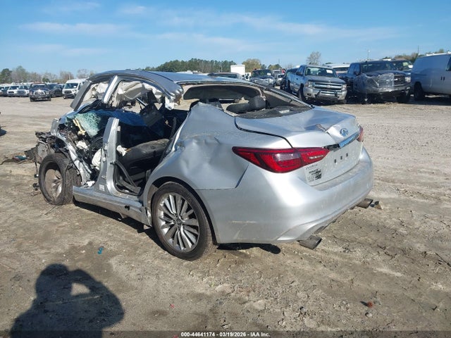 2018 Infiniti Q50 3.0t Luxe მანქანა იყიდება აუქციონზე, vin: JN1EV7AP3JM357049, აუქციონის ნომერი: 44641174