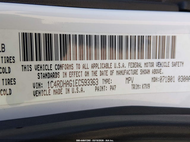 Dodge Durango Sxt 2014 1C4RDHAG1EC593363 Image 9
