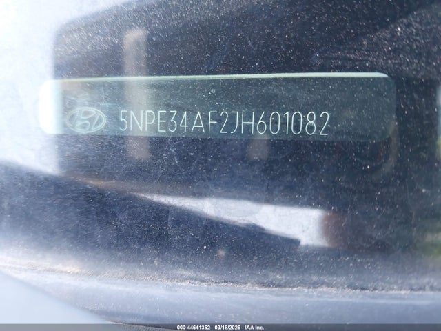 2018 Hyundai Sonata Sport მანქანა იყიდება აუქციონზე, vin: 5NPE34AF2JH601082, აუქციონის ნომერი: 44641352