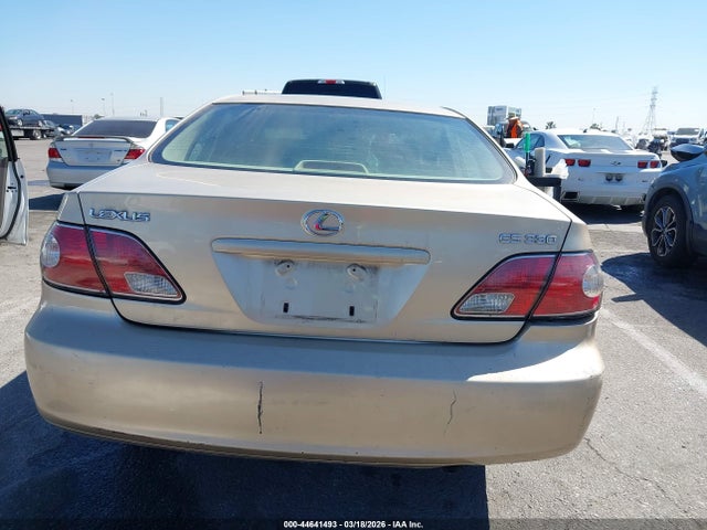 2004 Lexus Es 330 მანქანა იყიდება აუქციონზე, vin: JTHBA30G045041000, აუქციონის ნომერი: 44641493