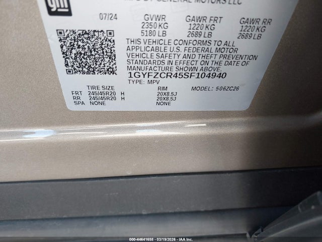 2025 CADILLAC XT4 1GYFZCR45SF104940 Photo 8