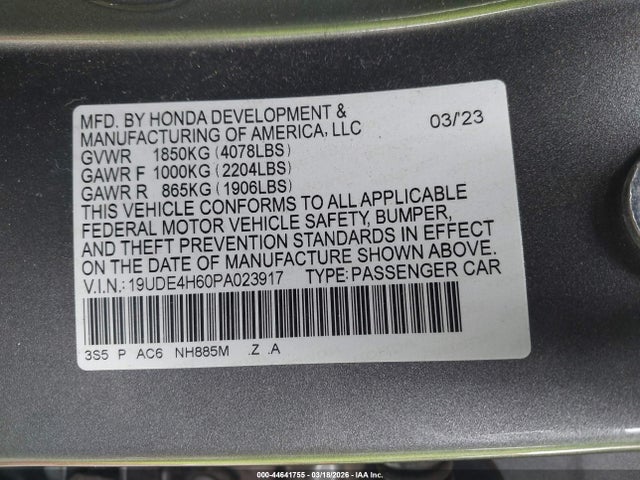 2023 ACURA INTEGRA 19UDE4H60PA023917 Photo 8