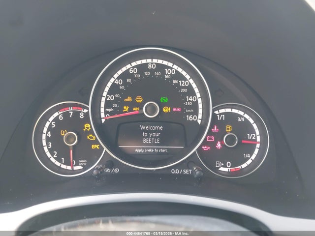 44641765 :رقم المزاد ، 3VW517AT7GM823856 vin ، 2016 Volkswagen Beetle 1.8t Denim مزاد بيع