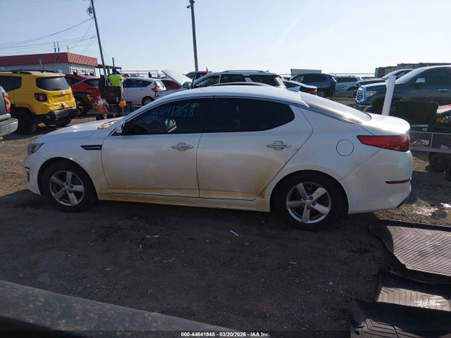 2015 Kia Optima Lx მანქანა იყიდება აუქციონზე, vin: KNAGM4A72F5599112, აუქციონის ნომერი: 44641948